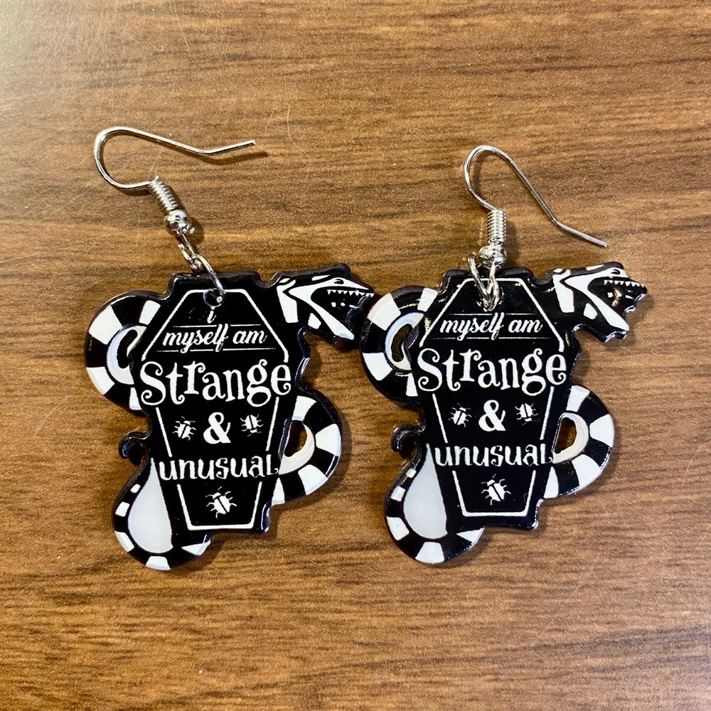 Beetlejuice Earrings
